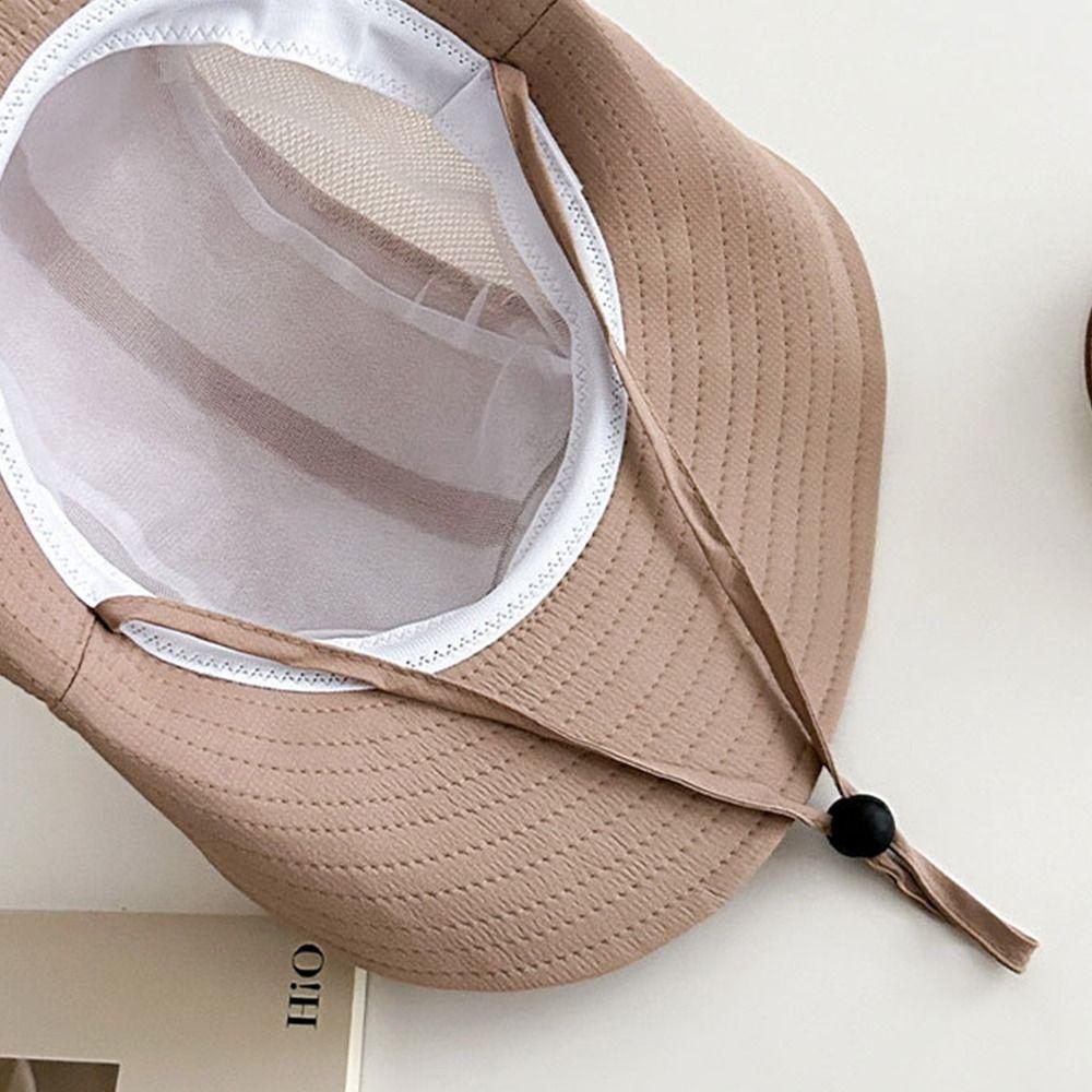 Fashion Wide Brim Men's Fisherman Hat Sun Protection Waterproof Fishing Hats Quick-drying Breathable Camping Hiking Caps Outdoor