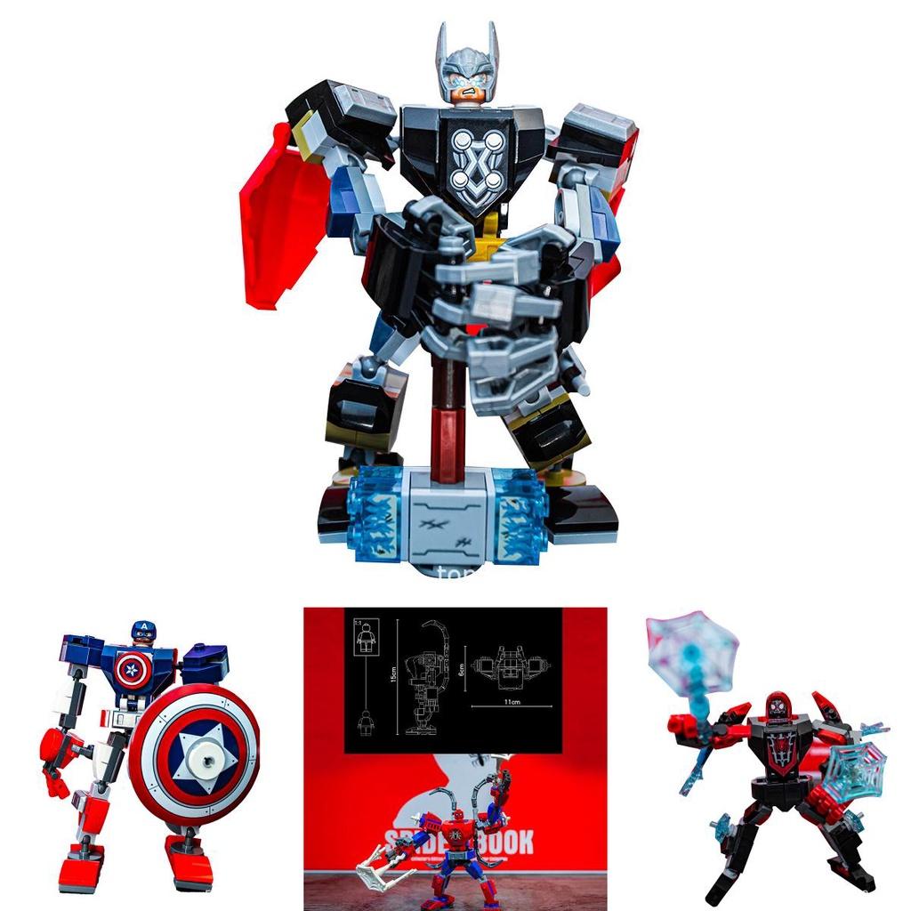 Avengers Building Block Figures Create Your Own Heroes With This Diy Set