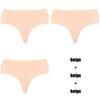 CINOON 3Pcs/Lot Temptation Panties Women Traceless Ice Silk Underwear Sexy High Waist G String Thong Comfortable Bikini Female Lingerie