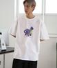 BLUFF Dinosaur Cotton T-Shirt [White]