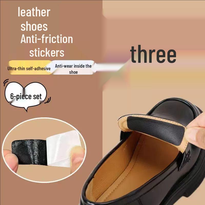 Leather Anti-Blister Heel Stickers for Loafers - Anti-Slip, Anti-Friction Shoe Repair