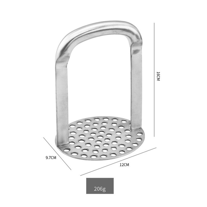 Manual Stainless Steel Mashed Potato Press, Mashed Potato Masher, Kitchen Tool