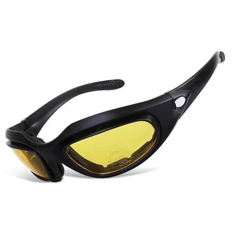 Tactical GogglesCSGoggles UV UV Protection Glasses Glare Reducing Polarized Biking Goggles Active NightGoggles