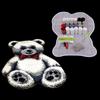 Toy Bear Latch Hook Kits Rugs Cushion Crafts Embroidery for Beginners White