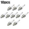 10 Stück L7T Zündkerze für verschiedene Freischneider Kettensägen Rasenmäher Heckenscheren Mäher Heckenschere Langlebig Garten-Motorgeräte