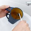 Household Bathroom Washing Cup Durable Tooth Brushing Cups Simple Toothbrush Cup With Handle Bathroom Accessories