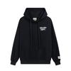 Graffiti Letter Print Hooded Sweatshirt Jacket Men Loose Fit Streetwear Long Sleeve Cotton Pullover