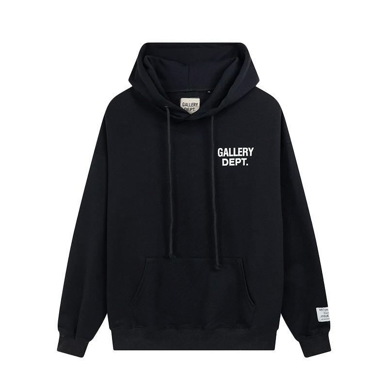 Graffiti Letter Print Hooded Sweatshirt Jacket Men Loose Fit Streetwear Long Sleeve Cotton Pullover