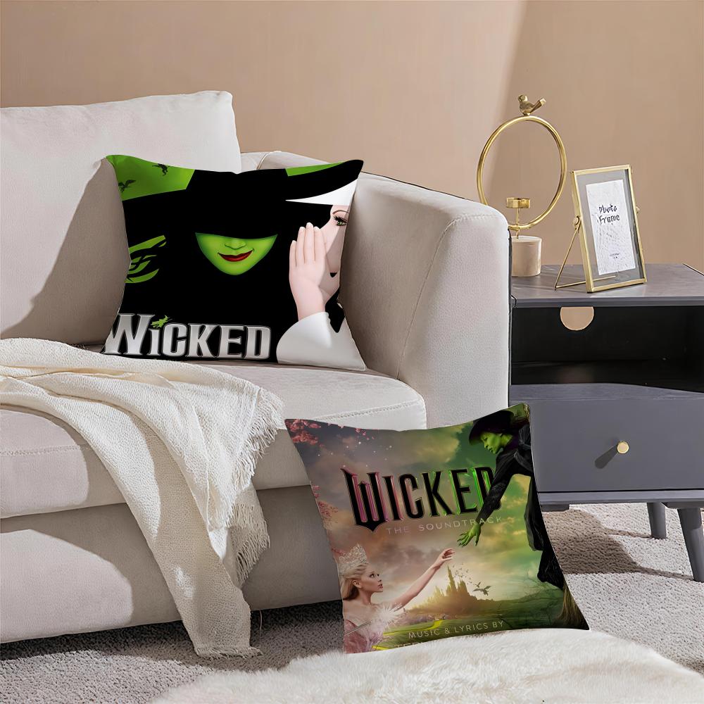 Epic Classic Dark American Movie WWicked Cushion Cover Pillowcase Short Plush Invisible Zipper Room Sofa Cushion Cover