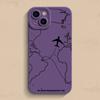 Travel-nspired Airplane Route Desian Phone Case For iPhone 16 15 14 13 12 11 Pro Max Mini 7 8 Plus X XR XS Soft Silicone Cover