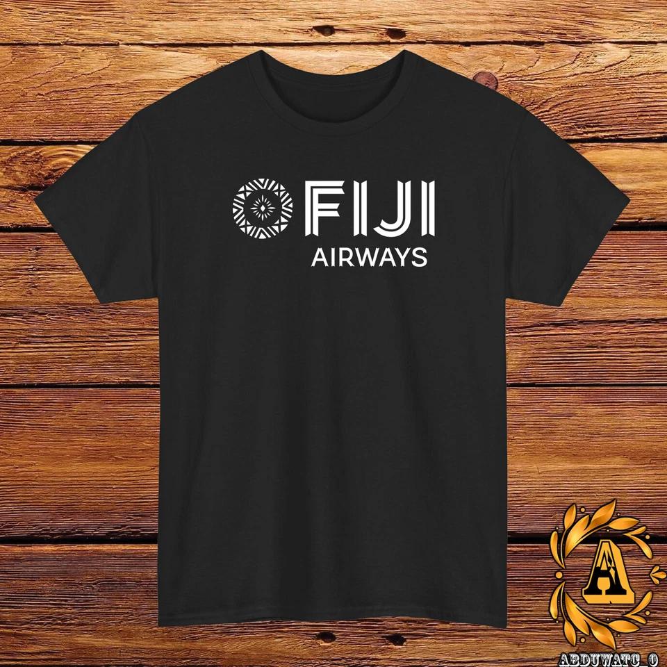Fiji Airways Logo T-Shirt Black/Grey/White/Navy/Red/Light Blue 3XL