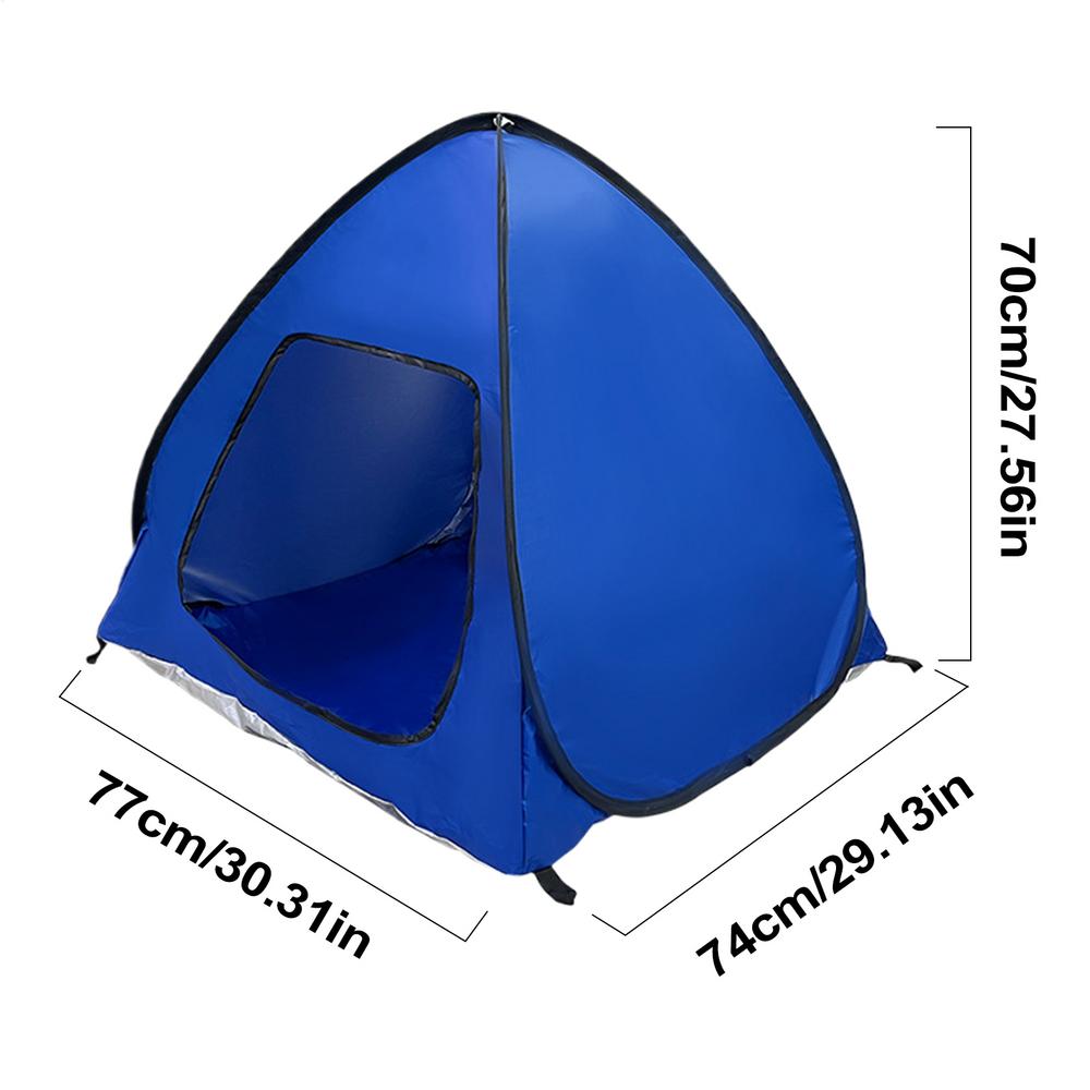 

Палатка для кемпинга с собакой, складной домик для питомца, водонепроницаемое укрытие, уличная палатка-тень для кошки, собаки, для пикника, лужайки, сада, патио M синий