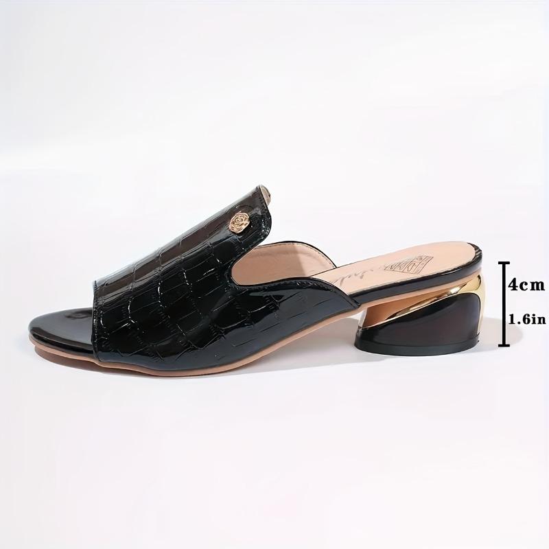 Women's Shoes  Fashion Plus Size Women's Slippers Fashion Peep Toe Dress Slippers Women Summer Solid Slippers Women Zapatos