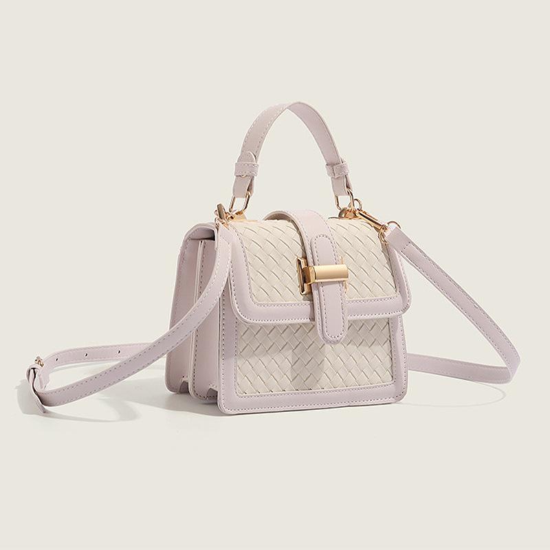 Premium Texture Woven Small Bag Women'S Versatile Casual Style Niche Handbag Single Shoulder Messenger Bag Women
