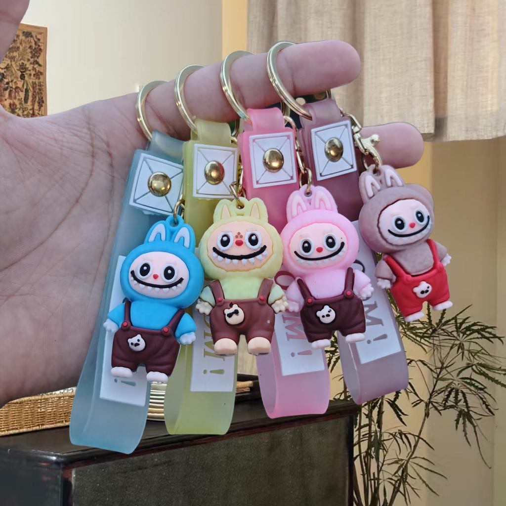 1PC Sheep Keychain Pendant Couple Car Bag Key Ring Pendant