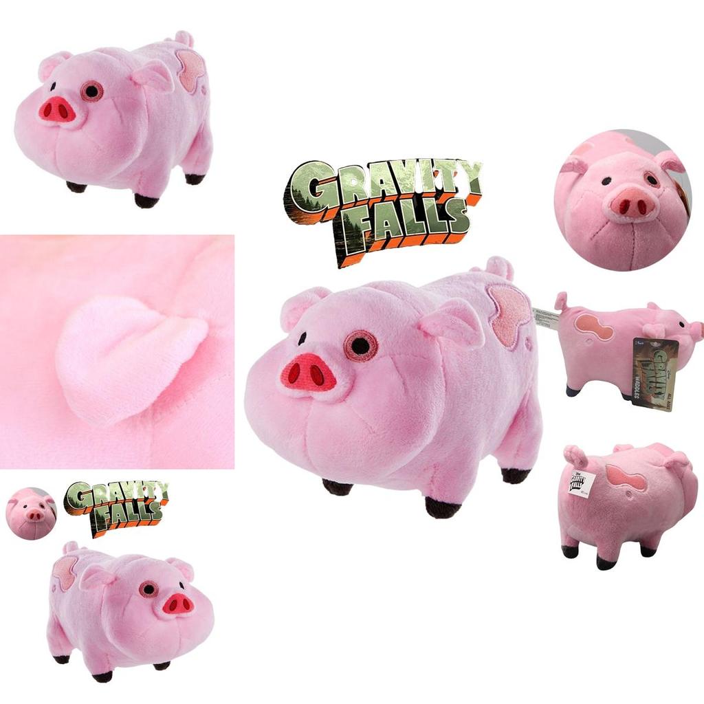 Gravity Falls Waddles Piggy Plush Toy Stuffed Animal Doll Kids Xmas Gift Decors
