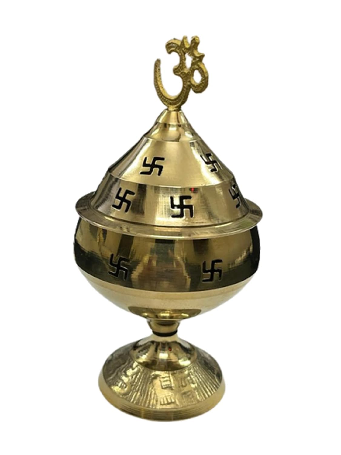 

RSINC Akhand Diya for Puja in Brass (14 Cms) Diya Brass