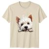 Hunde Tier Hund Haustier Valentinstag Besitzer Natürliche Farbe Unisex Erwachsenen T-Shirt Geschenk Tee