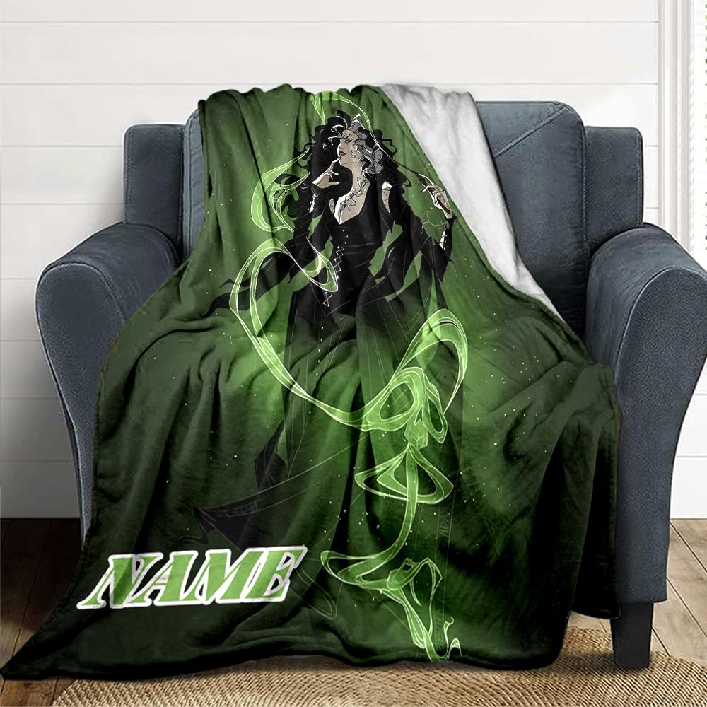 Custom Name "Harry Potter's Magical Moment" blanket for Couch & Bed, Plush Cozy Fuzzy Blanket Super Soft & Warm Blankets for Fall and Winter. 0908111