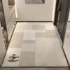 Harajuku Cream Wind Entry Door Floor Mat Modern Simple Household Entrance Non-slip Foot Mat Gate Entrance Mat Carpet