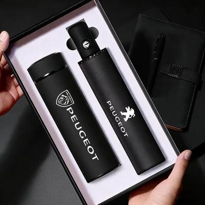 Car keychain/Car Stainless Steel Insulated Cup Auto Folding Umbrella For 206 307 308 3008 207 208 407 301 4008 106 5008.