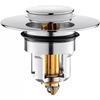 Sink Basin Pop-Up Core Anti-Odor Drain Plug Washbasin Press-Type Drain Filter Universal