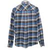 Vivienne WestwoodMAN Made In Japan Long Sleeve Check Shirt 44 Blue Other Men's Used