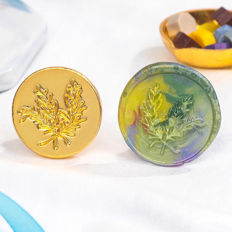Eco-Friendly Zinc Alloy Retro Wax Seal Head with Color-Preserving Electroplating