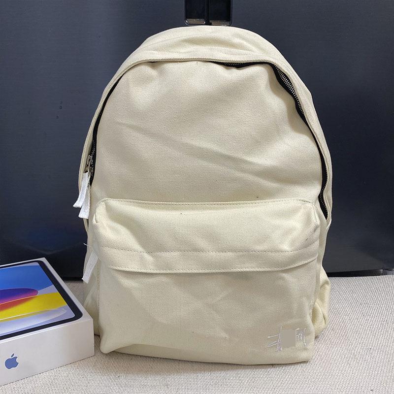 American Retro Canvas Backpack: Classic Style for School, Couples, or Hiking