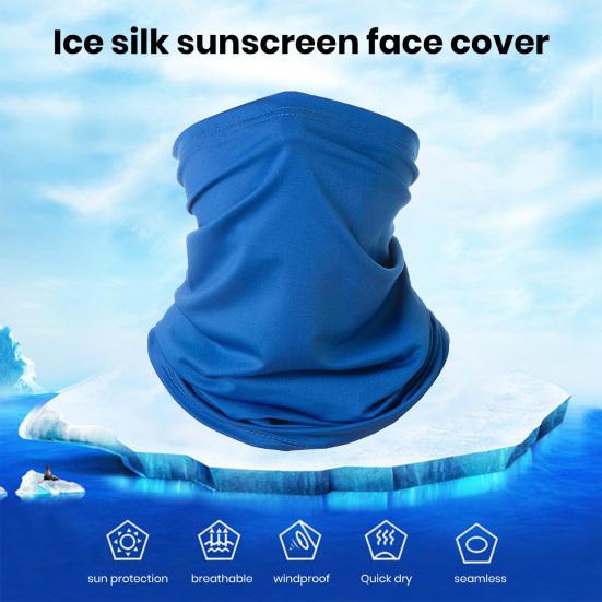 Cycling Bandana Half Coverage Breathable Face-Cover Fishing Riding Headgear Scarf Outdoor Sports Sun Protection Bandana Men Women Accessories