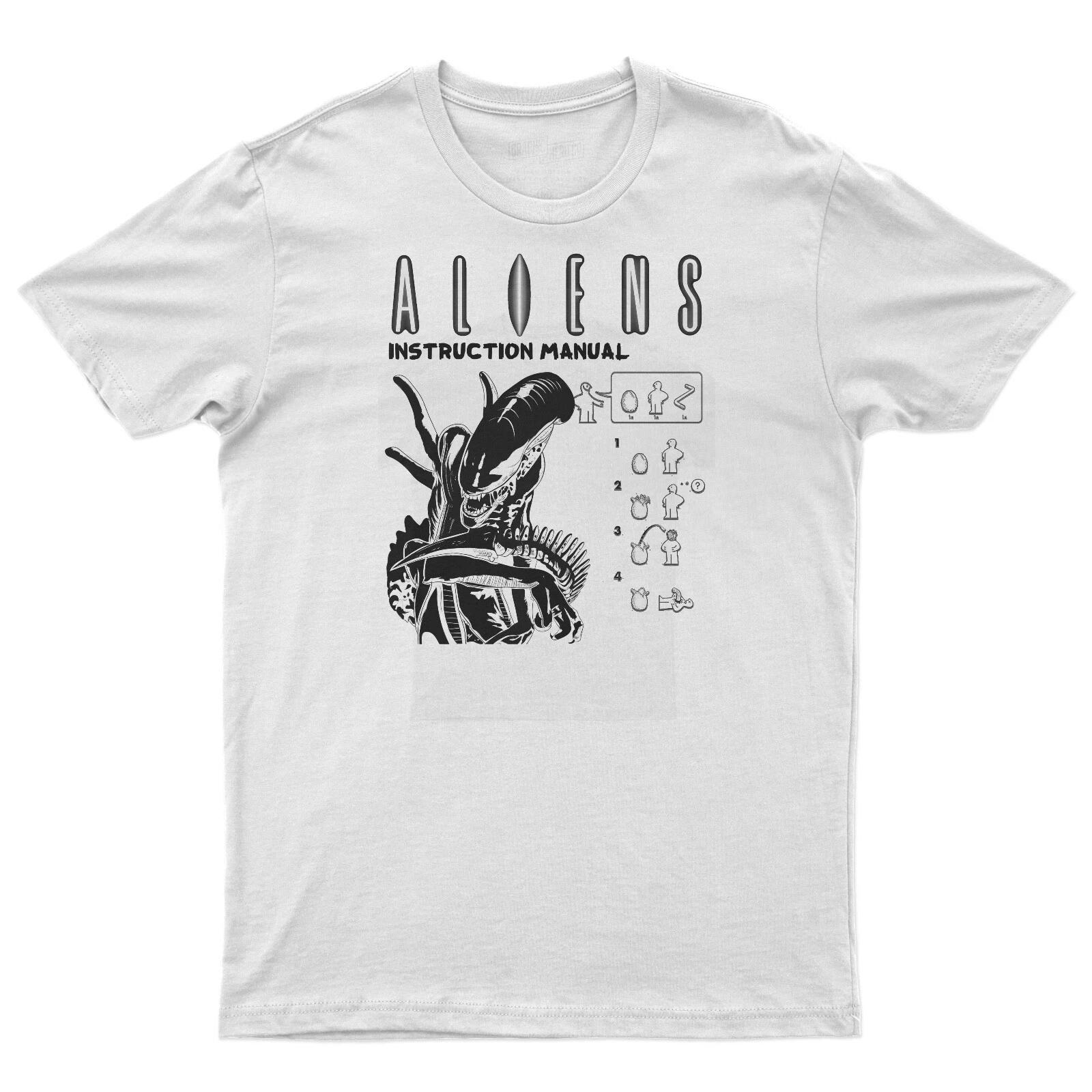 

movie film funny retro gift novelty 90s adult t shirt aliens predator fans 4XL
