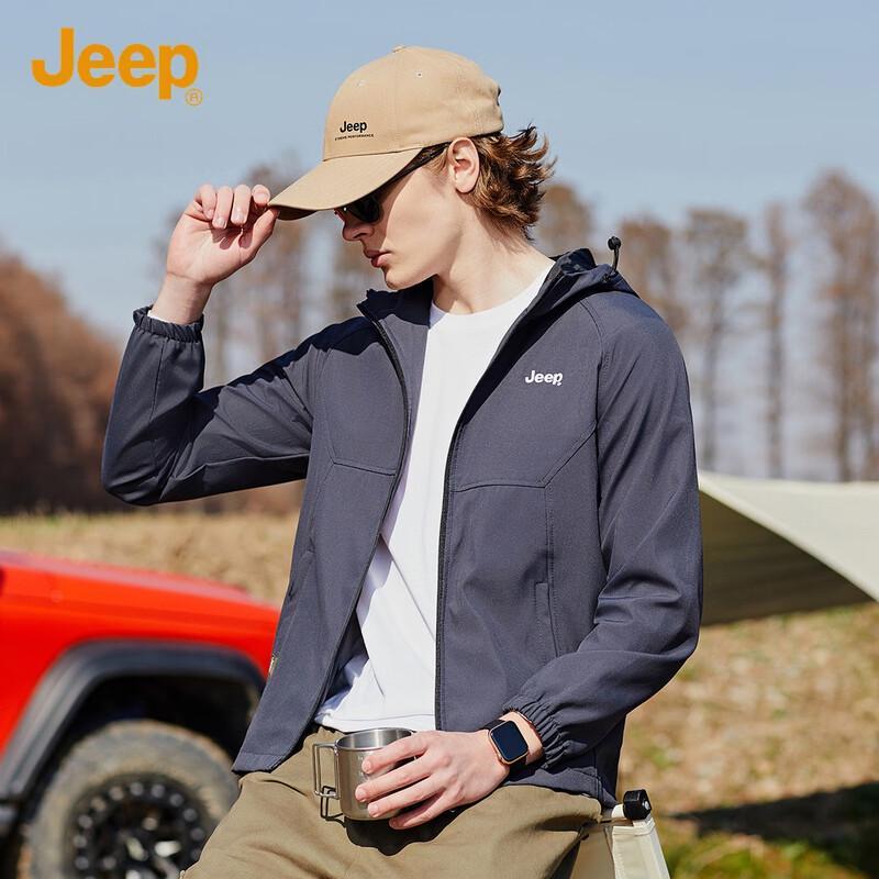 

JEEP Men s Fall Casual Hooded Jacket XL
