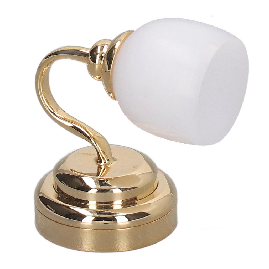 Puppenhaus Wandlampe Miniatur Licht Modell Spielzeug Magnetische Miniatur Wandlampe mit Lampenschirm für 1/12