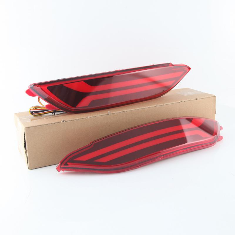 Passend für 2015-2017 Hyundai Tucson Stoßfänger hinten LED Brems- und Rückleuchten für verbesserte Kollisionswarnung