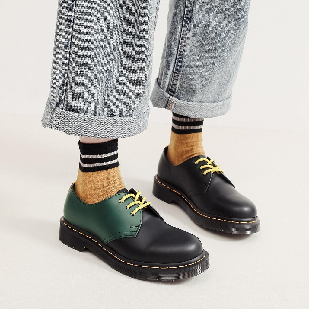 Farbpassende Low-Top-Kleinlederschuhe Damen Echtleder Britischer Stil Schwarz-Weiß Kurze Stiefel Runde Spitze Herren- und Damen-Casual