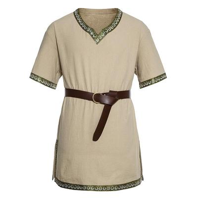 2023 Men's Medieval Viking Knight Short-Sleeve Retro Warrior T-Shirt