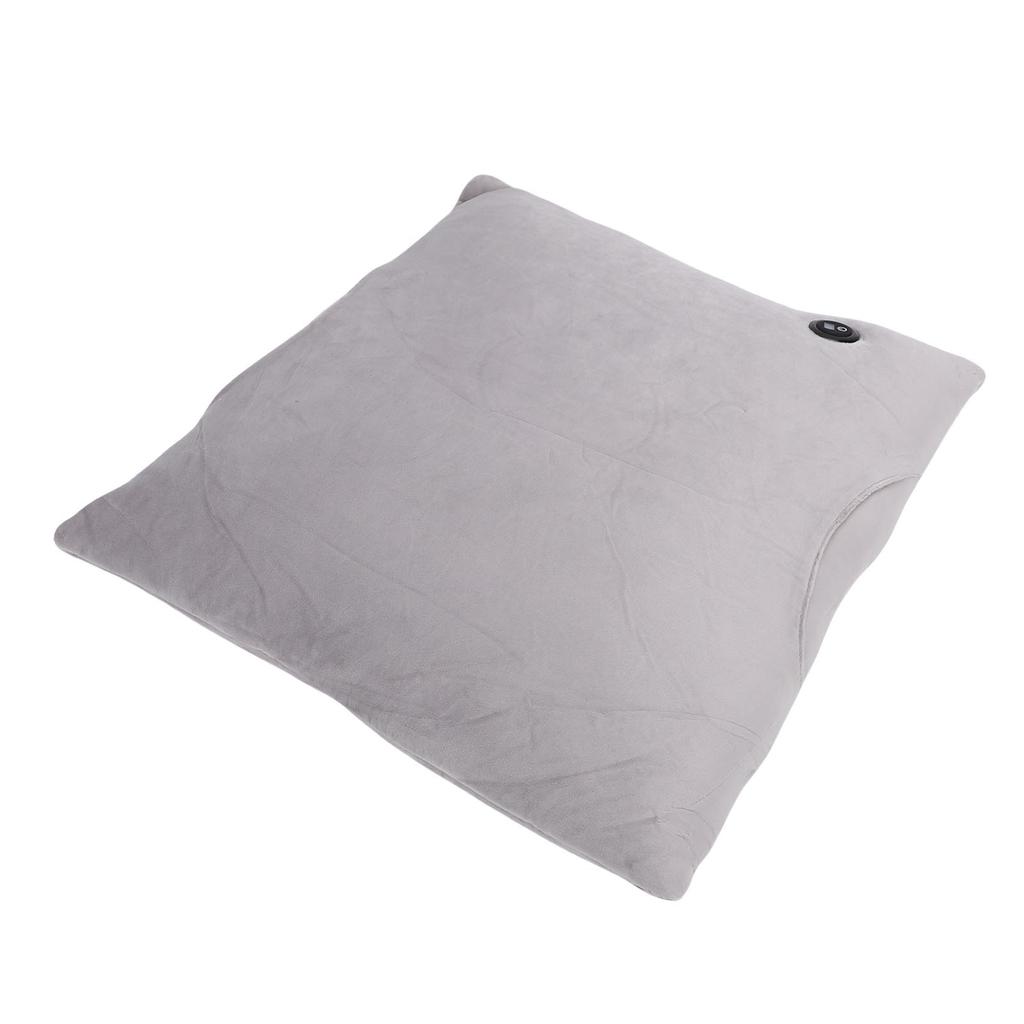 Heated Throw Pillow Quick Heating 3 Temperature Settings Soft 7D Cotton Lining Electric Heating Pillow with Overheating Guard