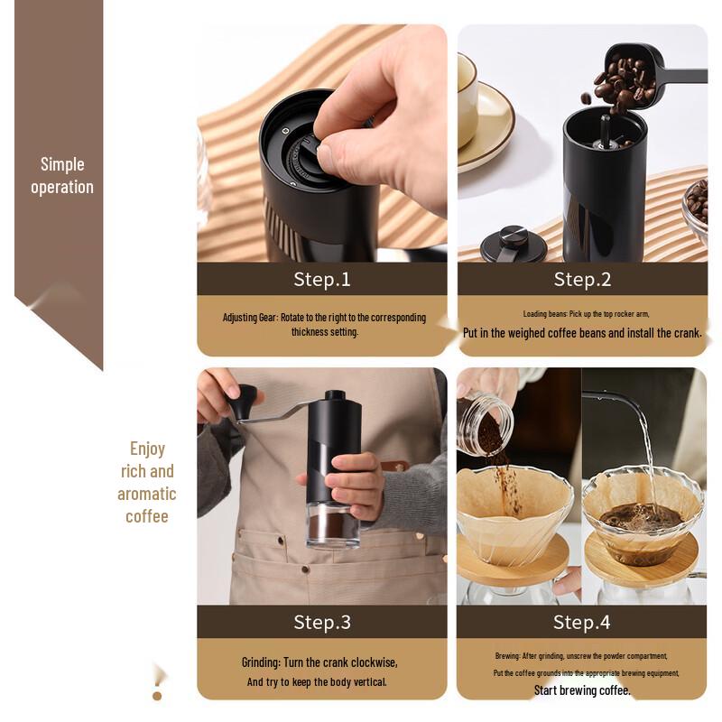 Jiaqi Portable Manual Coffee Grinder