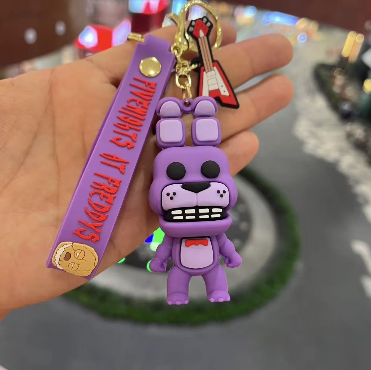 Fnaf Sleutelhanger Five Nights At Freddys Figuur Poppetje Hanger Sleutelhanger Cartoon Sleutels Accessoires Sieraden Sleutelhanger Tas Hanger Cadeau gray