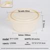 Eco-Friendly Biodegradable High-Temperature Resistant Corn Starch Bowl