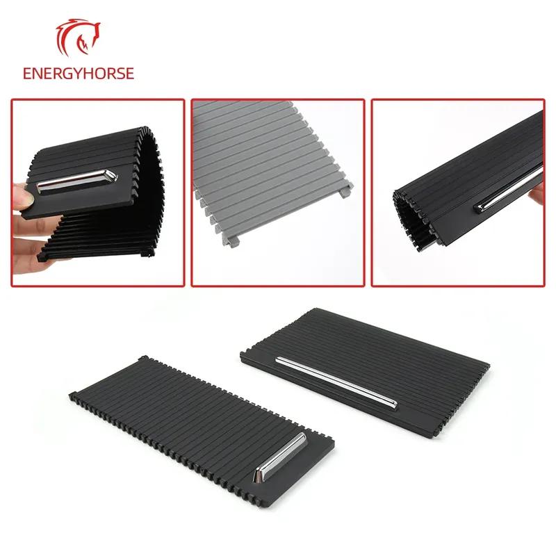 Interior Car Center Console Drink Cup Water Holder Roller Shutter Blind Cover Plate For Skoda Superb 2009-2025 3T08625319B9