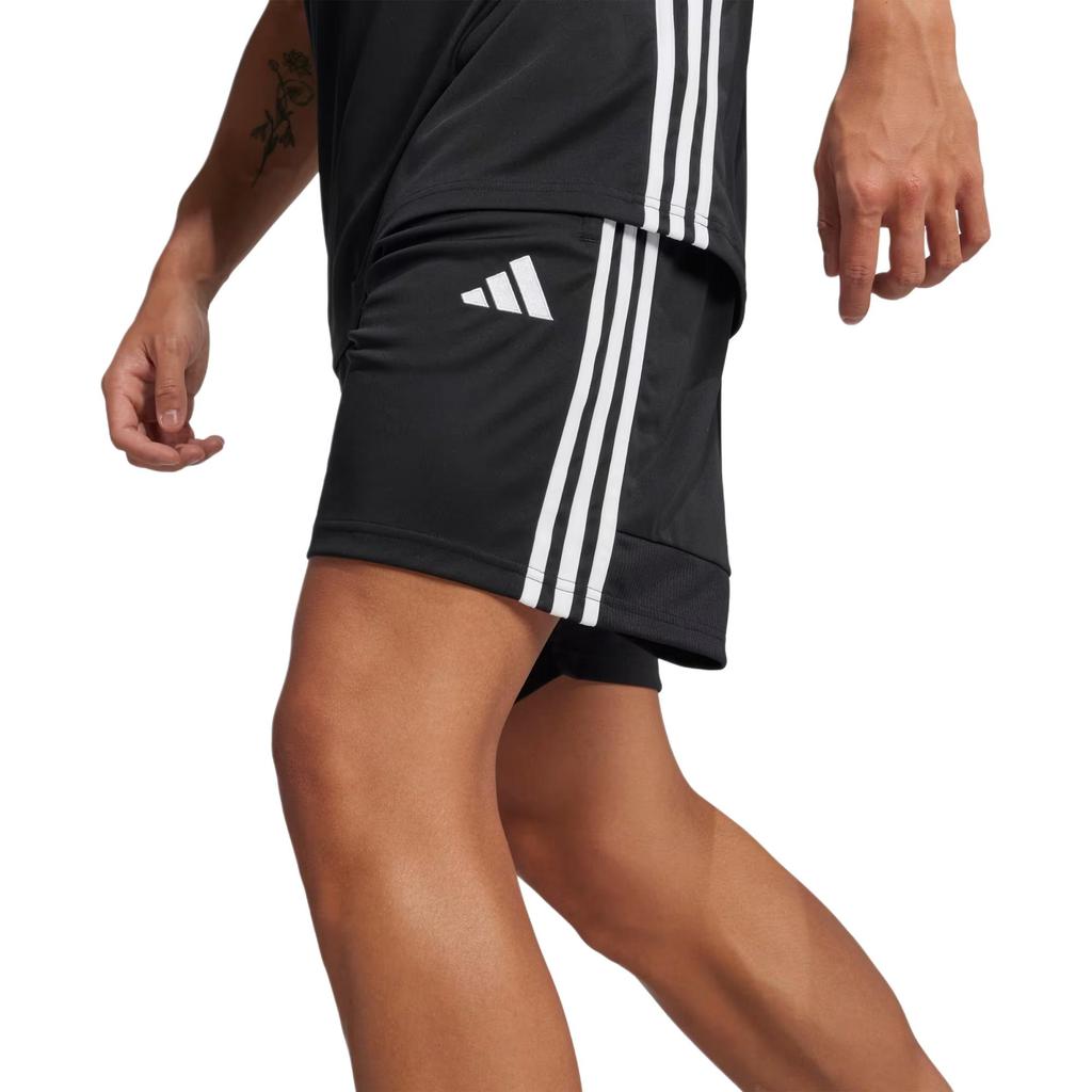 Adidas Logo Elastic Waist Three-Quarter Casual Shorts Men shorts Black JD0430