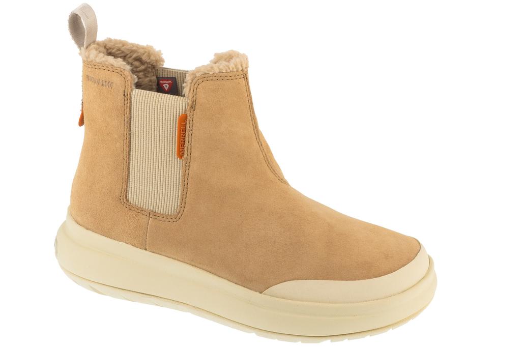 Merrell Marquette Thermo Pull On WP, Womens beige Winter boots