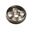 Titanium Tea Set Outdoor Camping Portable Double-Layer Insulated Teacups 6-Person Chinese Gongfu Kit