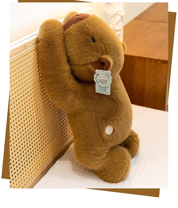 Capybara Plush Toy: Soft, Lying-Style Sleeping Pillow Doll
