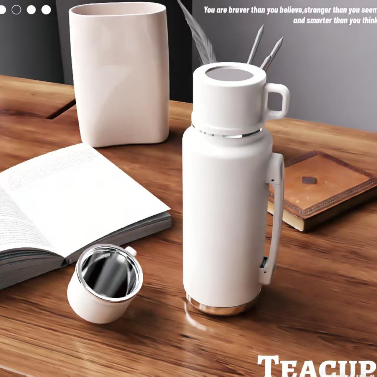 Thermos cup, tea separation cup, men s business large-capacity stewed tea, water cup for making tea 800ml