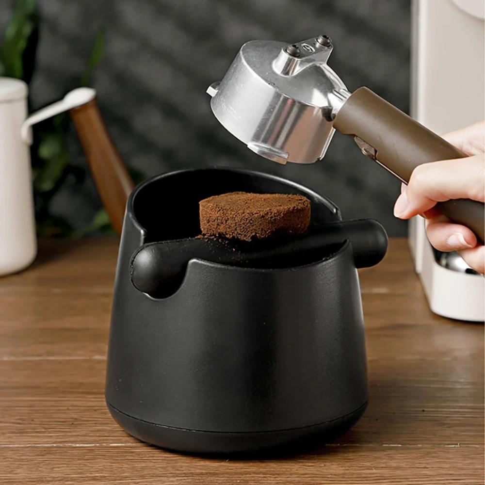 Anti Slip Base Coffee Knock Box Espresso Grounds Container  Espresso Machine Accessories