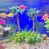 Fish Tank Coconut Palm Tree Artificial Plant Craft Landscape Aquarium Decoration Green Tree Accessories Ornament