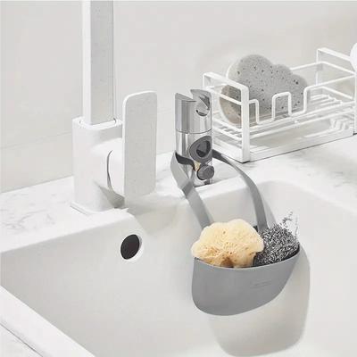 Kitchen Supplies Sink Single Layer Drain Hanging Bag Pool Storage Drain Rack Hanging Basket