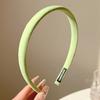 Colorful Plaid Small Hairband for Women, All-match Hairpin for Summer, High-end Hair Bun